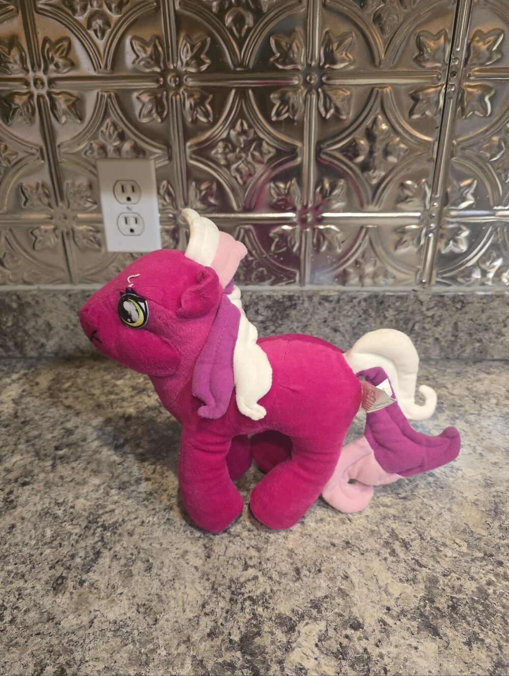 My Little Pony 2006 G3 Nanco Plush Stuffed Cherry Blossom Wysteria HTF Pink READ